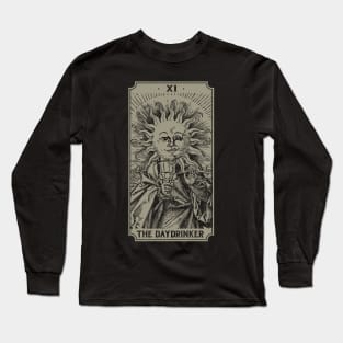 The Daydrinker Tarot Card Long Sleeve T-Shirt